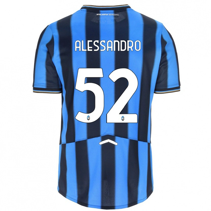 Danxen Dámské Alessandro Rinaldi #52 Nebesky Modrá Černá Domů Hráčské Dresy 2025/26 Dres