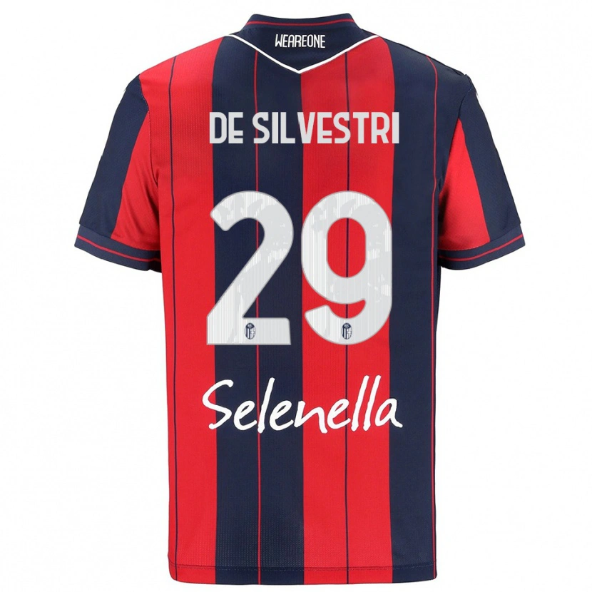Danxen Dámské Lorenzo De Silvestri #29 Červená Námořnická Modř Domů Hráčské Dresy 2025/26 Dres