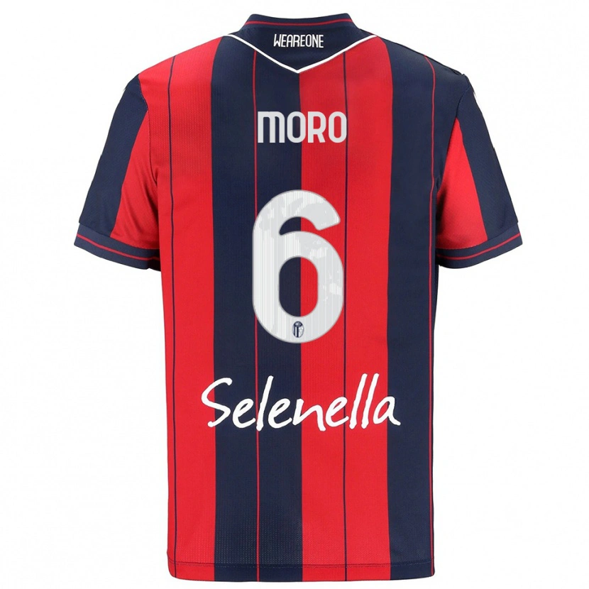 Danxen Dámské Nikola Moro #6 Červená Námořnická Modř Domů Hráčské Dresy 2025/26 Dres