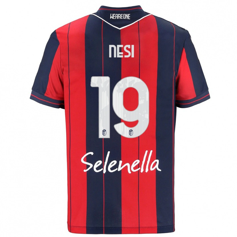 Danxen Dámské Luca Nesi #19 Červená Námořnická Modř Domů Hráčské Dresy 2025/26 Dres
