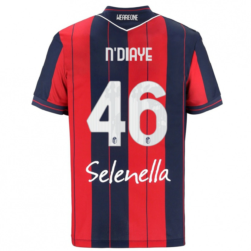 Danxen Dámské Antoine N'diaye #46 Červená Námořnická Modř Domů Hráčské Dresy 2025/26 Dres