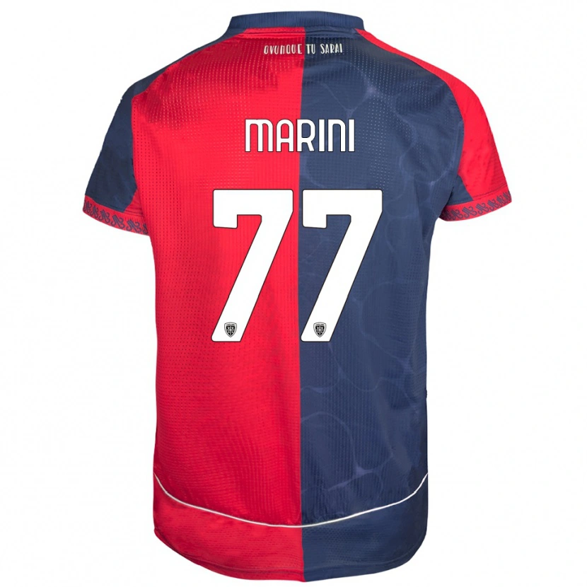Danxen Dámské Matteo Marini #77 Červená Námořnická Modř Domů Hráčské Dresy 2025/26 Dres