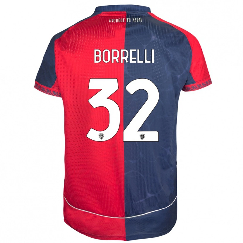Danxen Dámské Gennaro Borrelli #32 Červená Námořnická Modř Domů Hráčské Dresy 2025/26 Dres