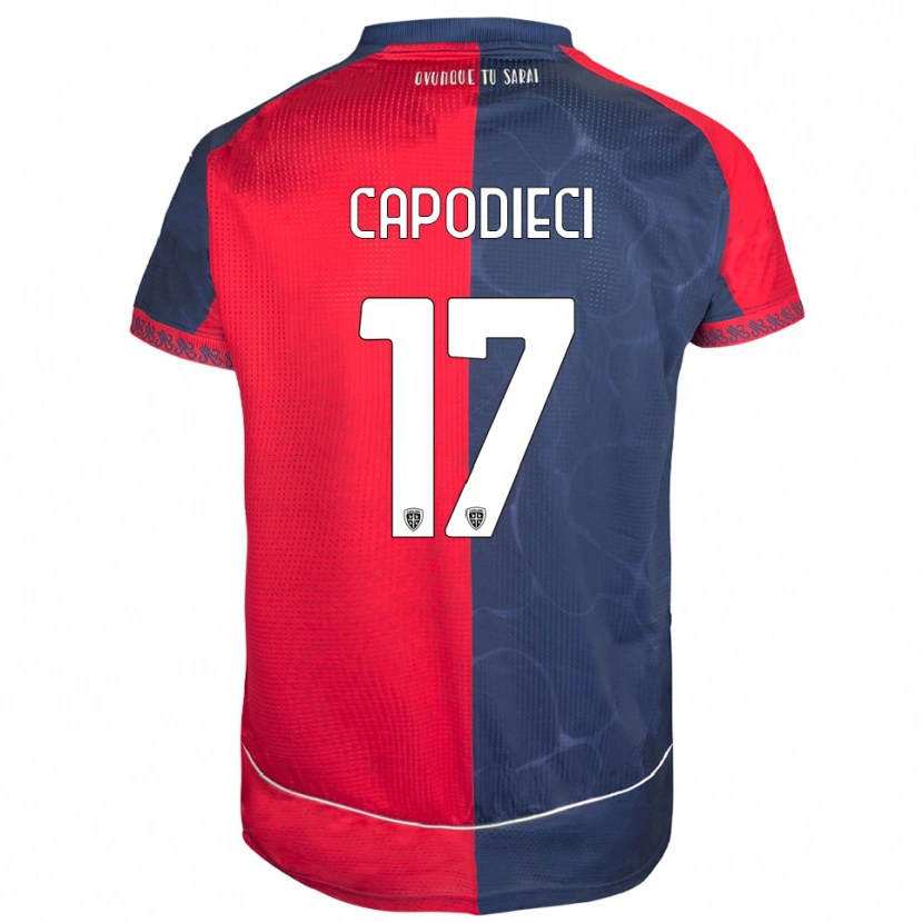 Danxen Dámské Loris Capodieci #17 Červená Námořnická Modř Domů Hráčské Dresy 2025/26 Dres