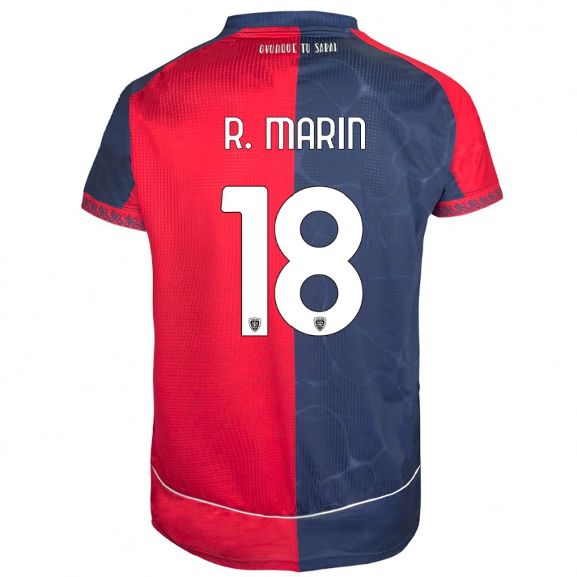 Danxen Dámské Răzvan Marin #18 Červená Námořnická Modř Domů Hráčské Dresy 2025/26 Dres