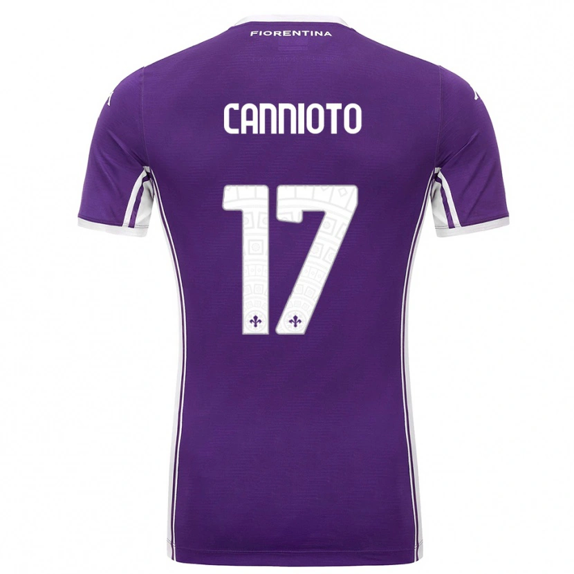 Danxen Dámské Andrea Cannioto #17 Fialová Bílá Domů Hráčské Dresy 2025/26 Dres