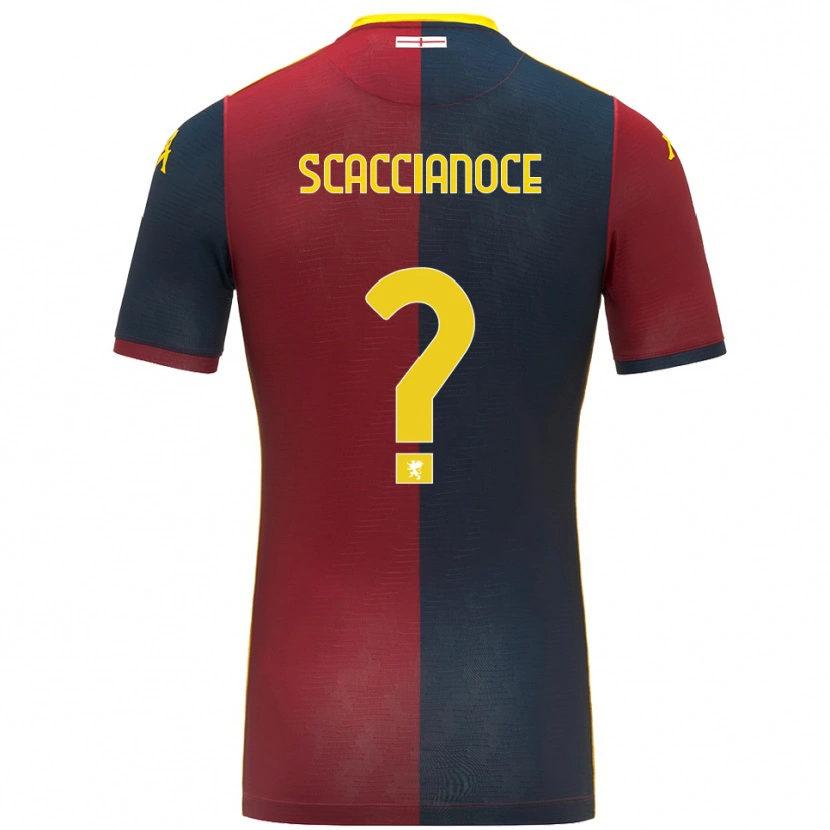 Danxen Dámské Francesco Scaccianoce #0 Červená Královská Modř Domů Hráčské Dresy 2025/26 Dres