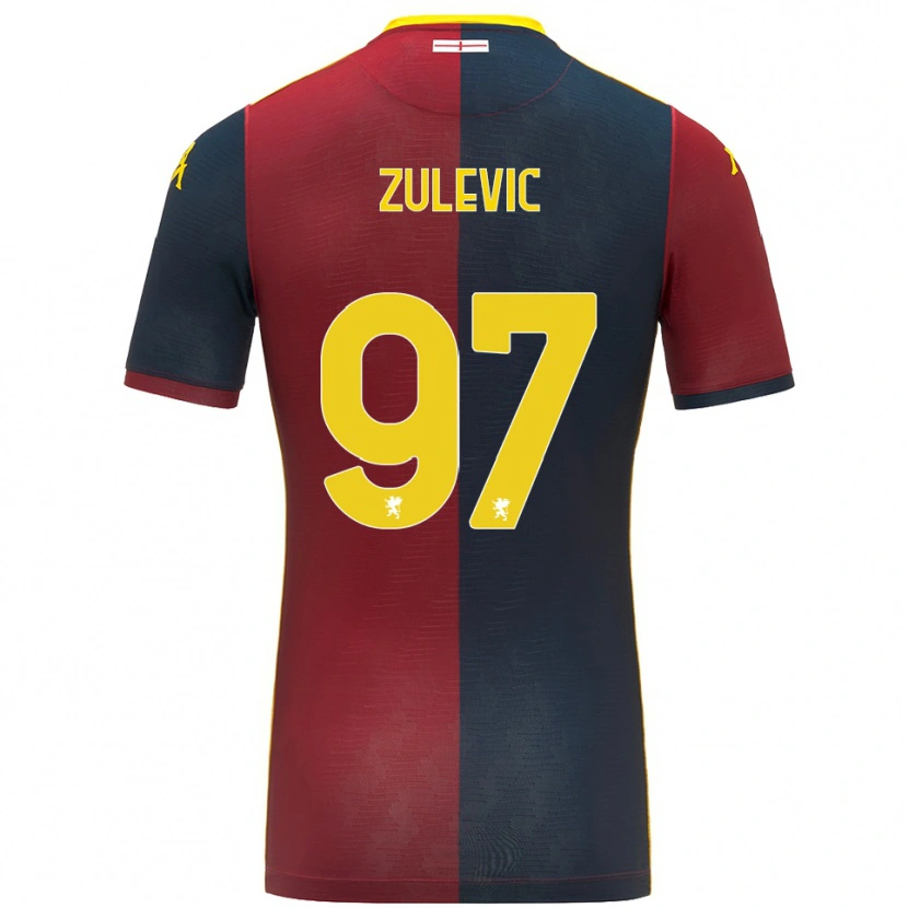 Danxen Dámské Adam Zulevic #97 Červená Královská Modř Domů Hráčské Dresy 2025/26 Dres