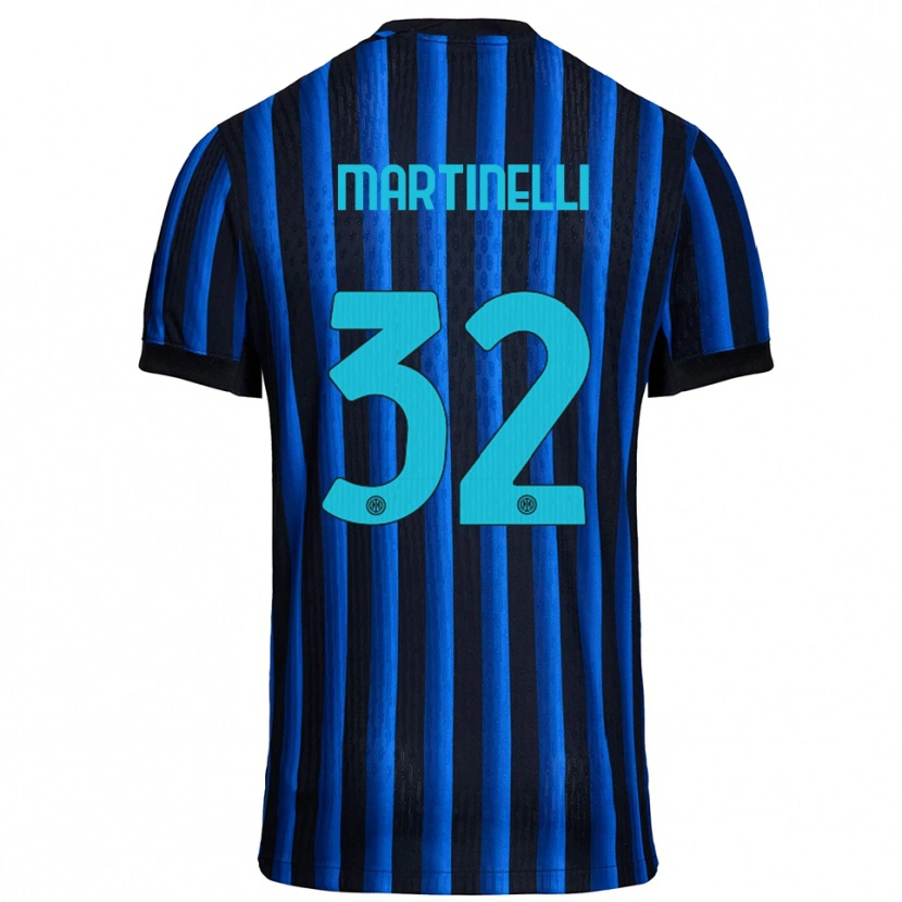 Danxen Dámské Matilde Martinelli #32 Černá Modrá Domů Hráčské Dresy 2025/26 Dres