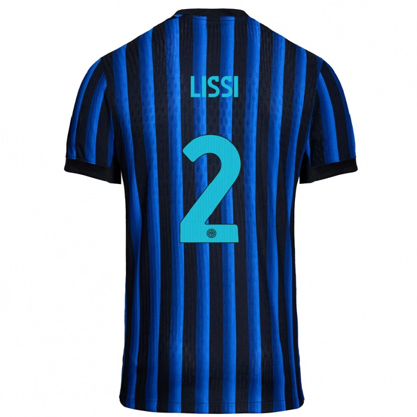 Danxen Dámské Thomas Lissi #2 Černá Modrá Domů Hráčské Dresy 2025/26 Dres