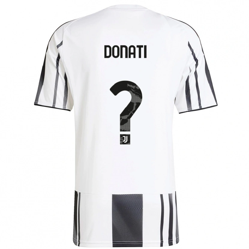 Danxen Dámské Andrea Donati #0 Bílá Černá Domů Hráčské Dresy 2025/26 Dres