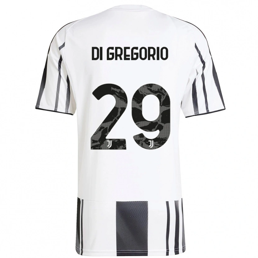 Danxen Dámské Michele Di Gregorio #29 Bílá Černá Domů Hráčské Dresy 2025/26 Dres