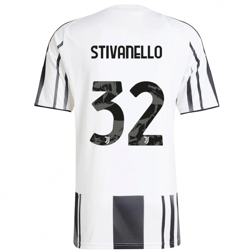 Danxen Dámské Riccardo Stivanello #32 Bílá Černá Domů Hráčské Dresy 2025/26 Dres