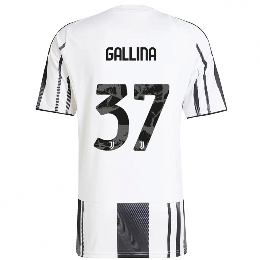 Danxen Dámské Arianna Gallina #37 Bílá Černá Domů Hráčské Dresy 2025/26 Dres