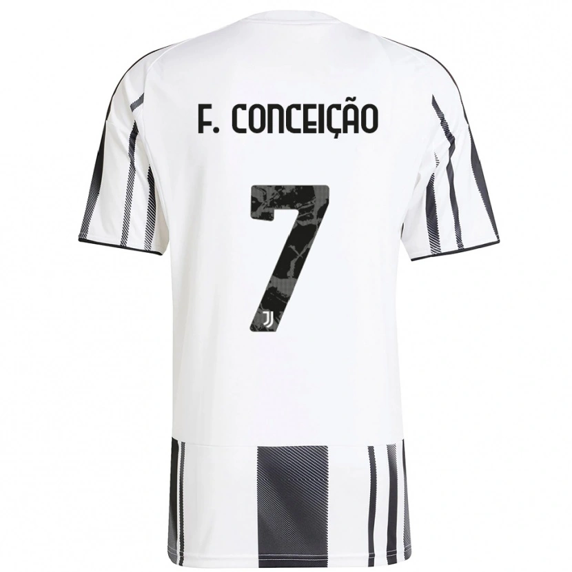 Danxen Dámské Francisco Conceição #7 Bílá Černá Domů Hráčské Dresy 2025/26 Dres
