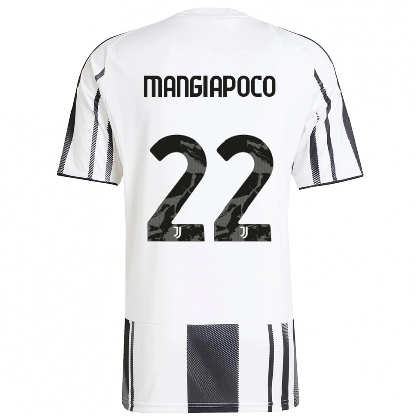 Danxen Dámské Stefano Mangiapoco #22 Bílá Černá Domů Hráčské Dresy 2025/26 Dres