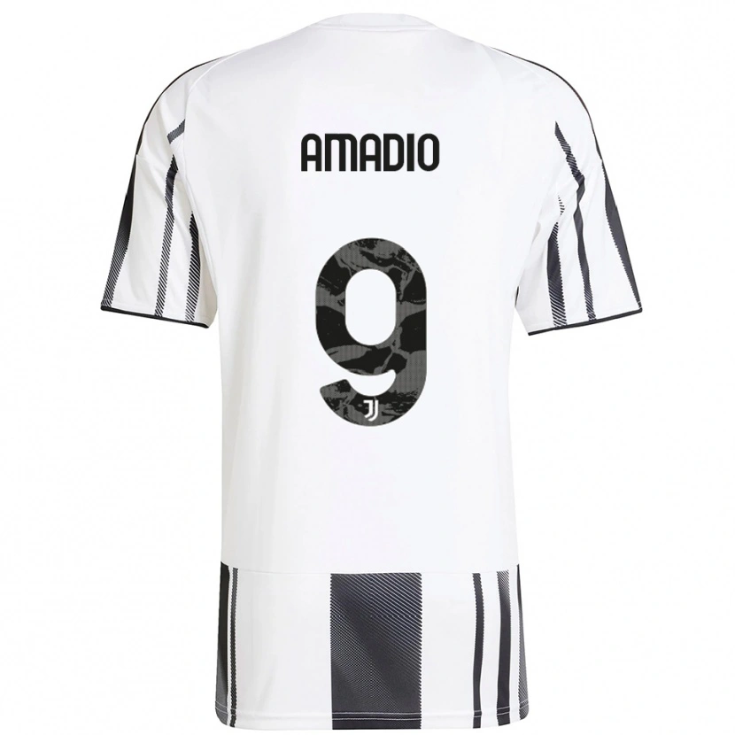 Danxen Dámské Alex Amadio #9 Bílá Černá Domů Hráčské Dresy 2025/26 Dres