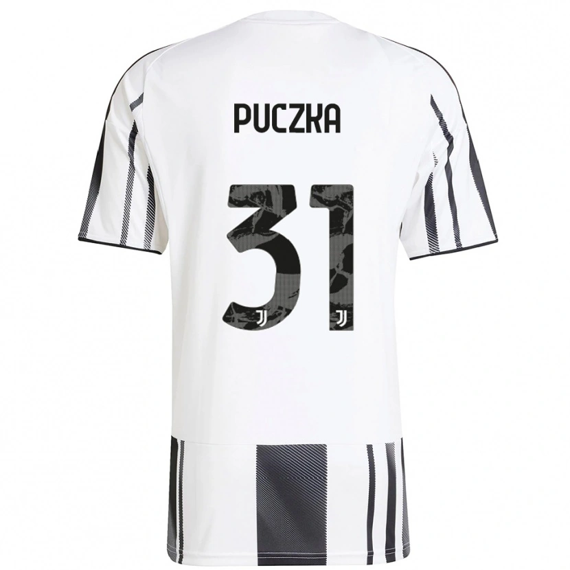 Danxen Dámské David Puczka #31 Bílá Černá Domů Hráčské Dresy 2025/26 Dres