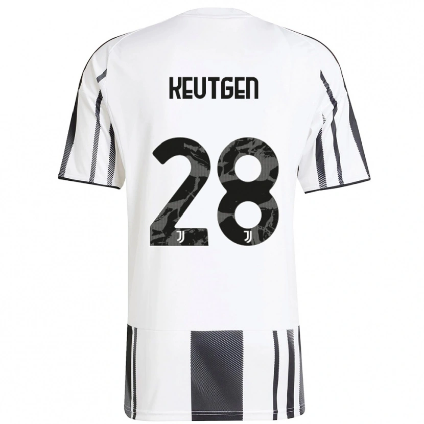 Danxen Dámské Enzo Keutgen #28 Bílá Černá Domů Hráčské Dresy 2025/26 Dres
