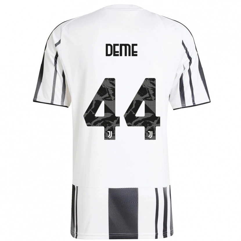 Danxen Dámské Serigne Deme #44 Bílá Černá Domů Hráčské Dresy 2025/26 Dres