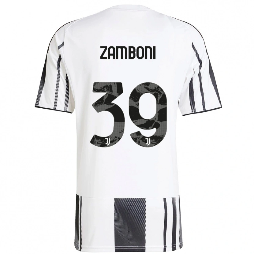 Danxen Dámské Marta Zamboni #39 Bílá Černá Domů Hráčské Dresy 2025/26 Dres