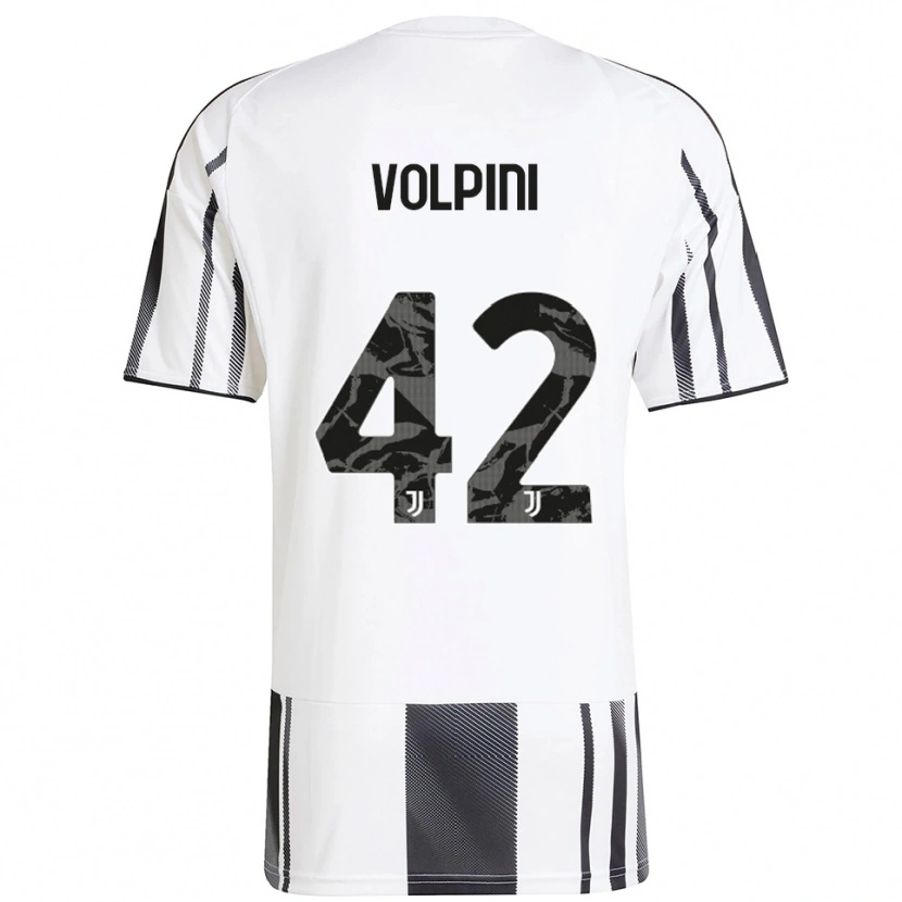 Danxen Dámské Viola Volpini #42 Bílá Černá Domů Hráčské Dresy 2025/26 Dres
