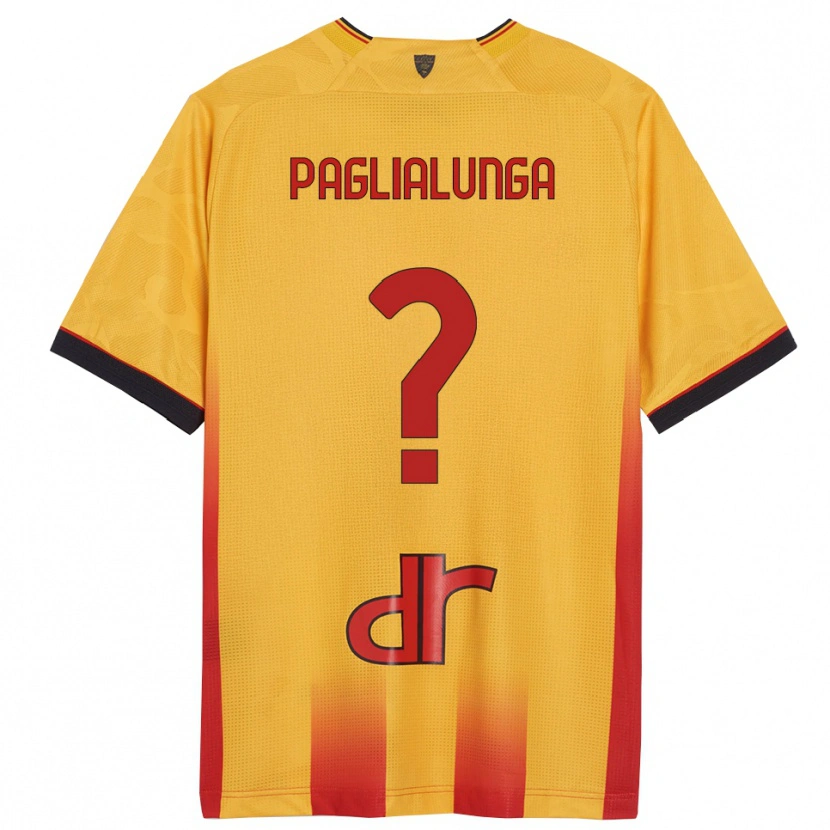 Danxen Dámské Robert Paglialunga #0 Žlutá Oranžová Domů Hráčské Dresy 2025/26 Dres