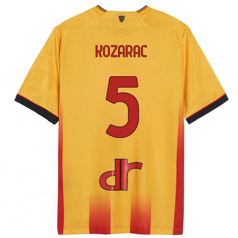 Danxen Dámské Haris Kozarac #5 Žlutá Oranžová Domů Hráčské Dresy 2025/26 Dres