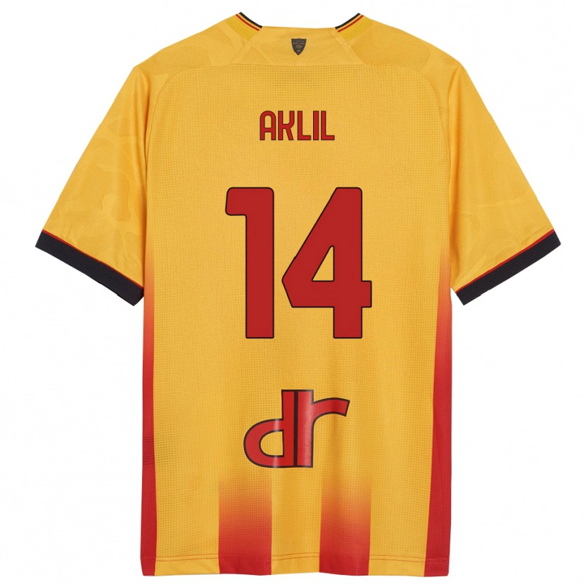 Danxen Dámské Lino Aklil #14 Žlutá Oranžová Domů Hráčské Dresy 2025/26 Dres