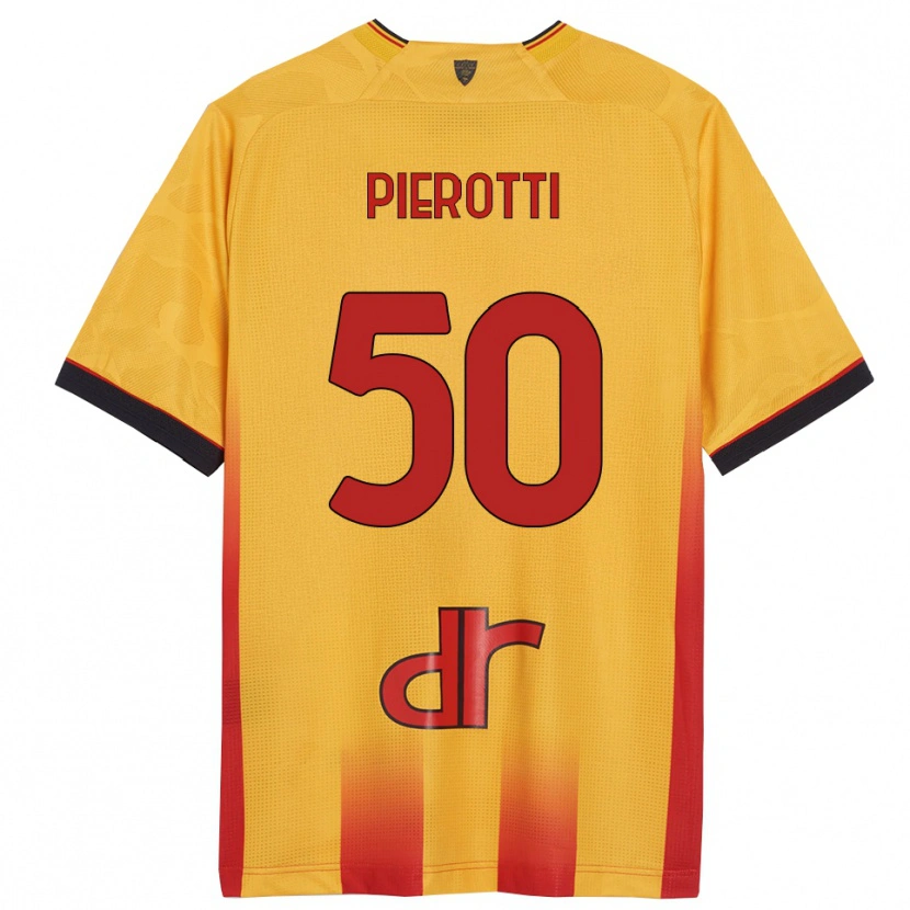 Danxen Dámské Santiago Pierotti #50 Žlutá Oranžová Domů Hráčské Dresy 2025/26 Dres