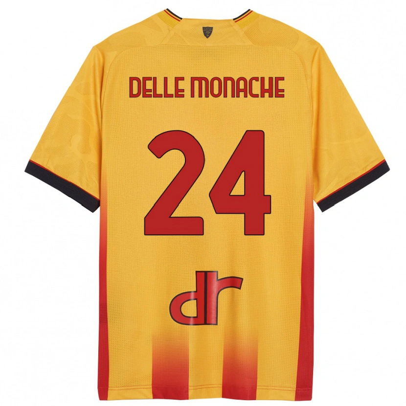 Danxen Dámské Marco Delle Monache #24 Žlutá Oranžová Domů Hráčské Dresy 2025/26 Dres