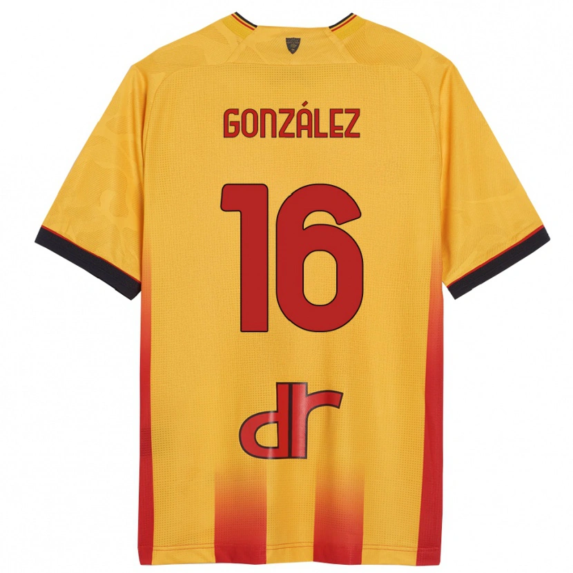 Danxen Dámské Joan González #16 Žlutá Oranžová Domů Hráčské Dresy 2025/26 Dres