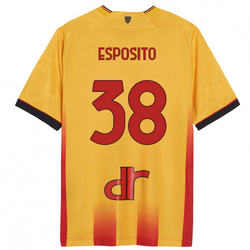 Danxen Dámské Pasquale Esposito #38 Žlutá Oranžová Domů Hráčské Dresy 2025/26 Dres