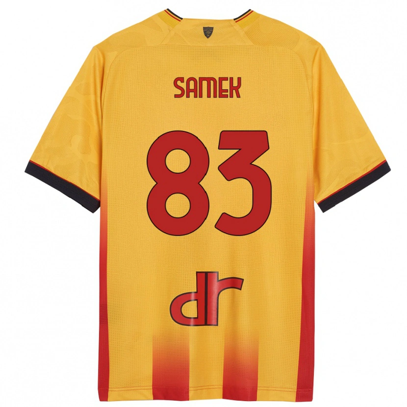 Danxen Dámské Daniel Samek #83 Žlutá Oranžová Domů Hráčské Dresy 2025/26 Dres