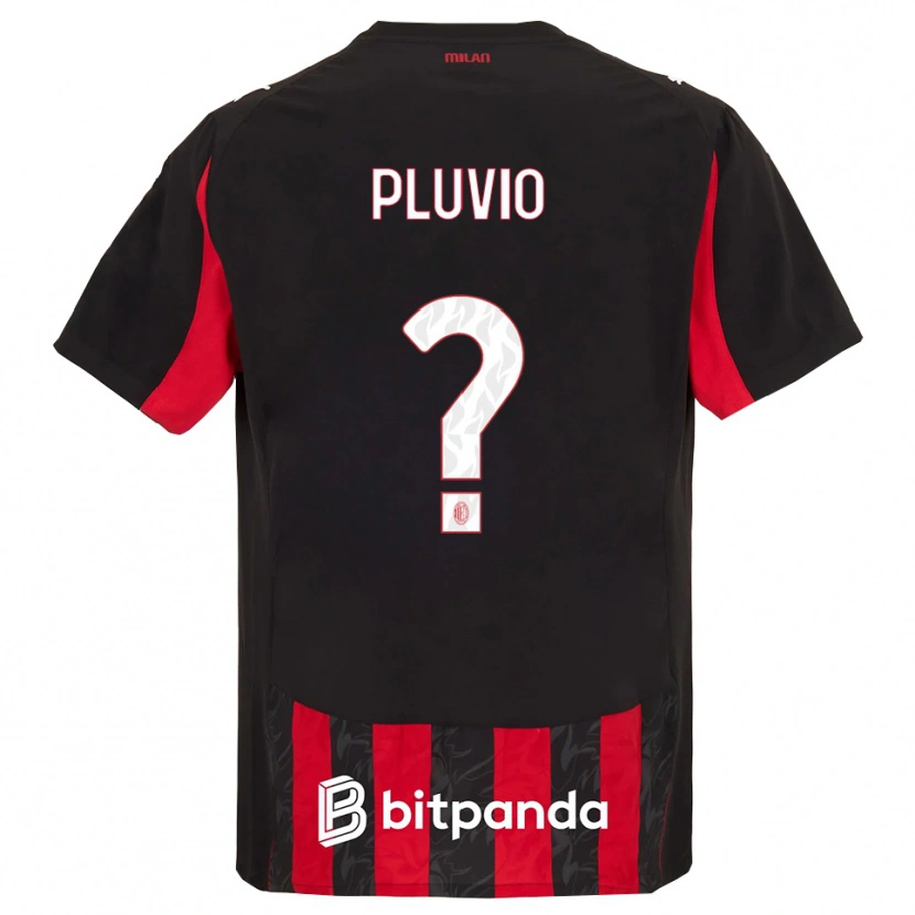 Danxen Dámské Nicholas Pluvio #0 Červená Černá Domů Hráčské Dresy 2025/26 Dres