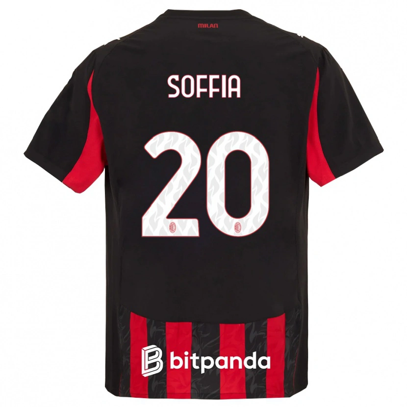 Danxen Dámské Angelica Soffia #20 Červená Černá Domů Hráčské Dresy 2025/26 Dres