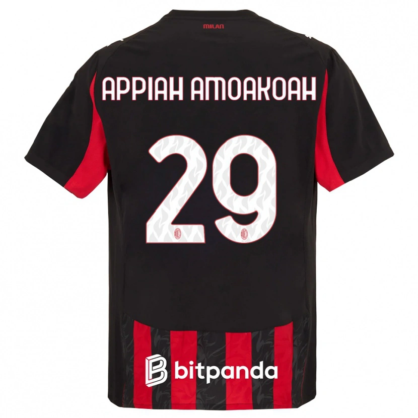 Danxen Dámské Karen Appiah Amoakoah #29 Červená Černá Domů Hráčské Dresy 2025/26 Dres