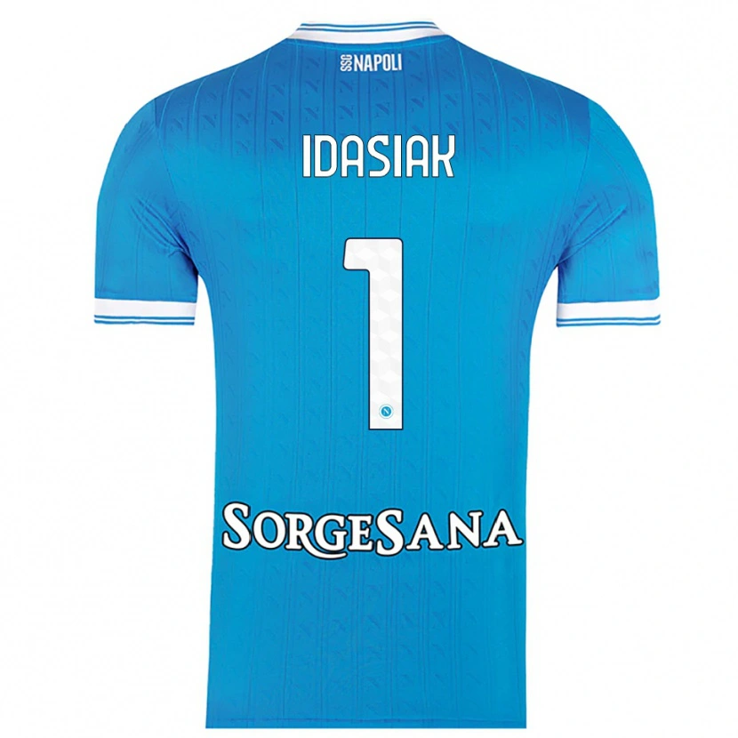 Danxen Dámské Hubert Dawid Idasiak #1 Nebesky Modrá Bílá Domů Hráčské Dresy 2025/26 Dres