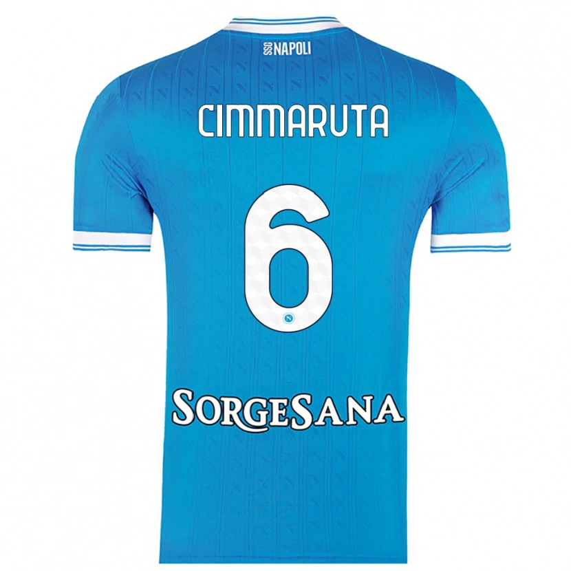Danxen Dámské Antonio Cimmaruta #6 Nebesky Modrá Bílá Domů Hráčské Dresy 2025/26 Dres