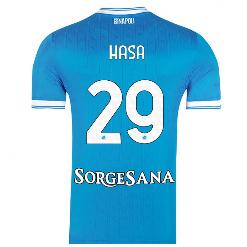 Danxen Dámské Luis Hasa #29 Nebesky Modrá Bílá Domů Hráčské Dresy 2025/26 Dres