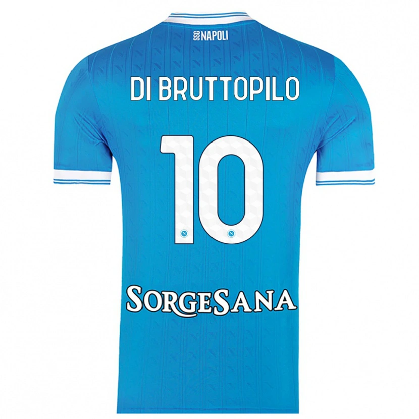 Danxen Dámské Giuseppe Ambrosino Di Bruttopilo #10 Nebesky Modrá Bílá Domů Hráčské Dresy 2025/26 Dres