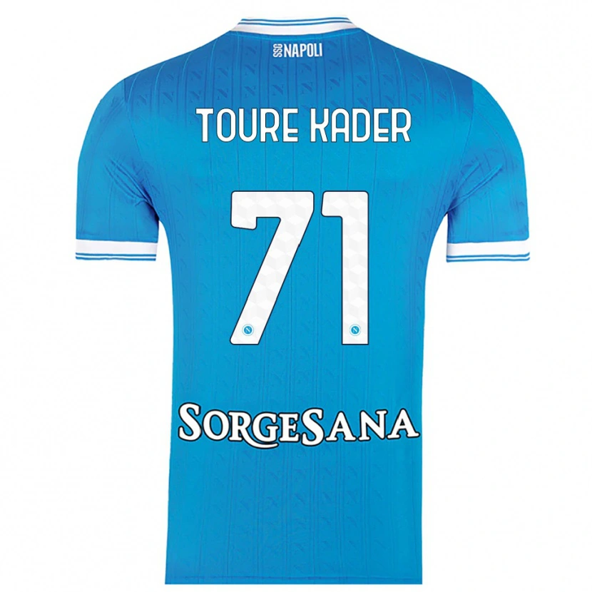 Danxen Dámské Aziz Toure Kader #71 Nebesky Modrá Bílá Domů Hráčské Dresy 2025/26 Dres