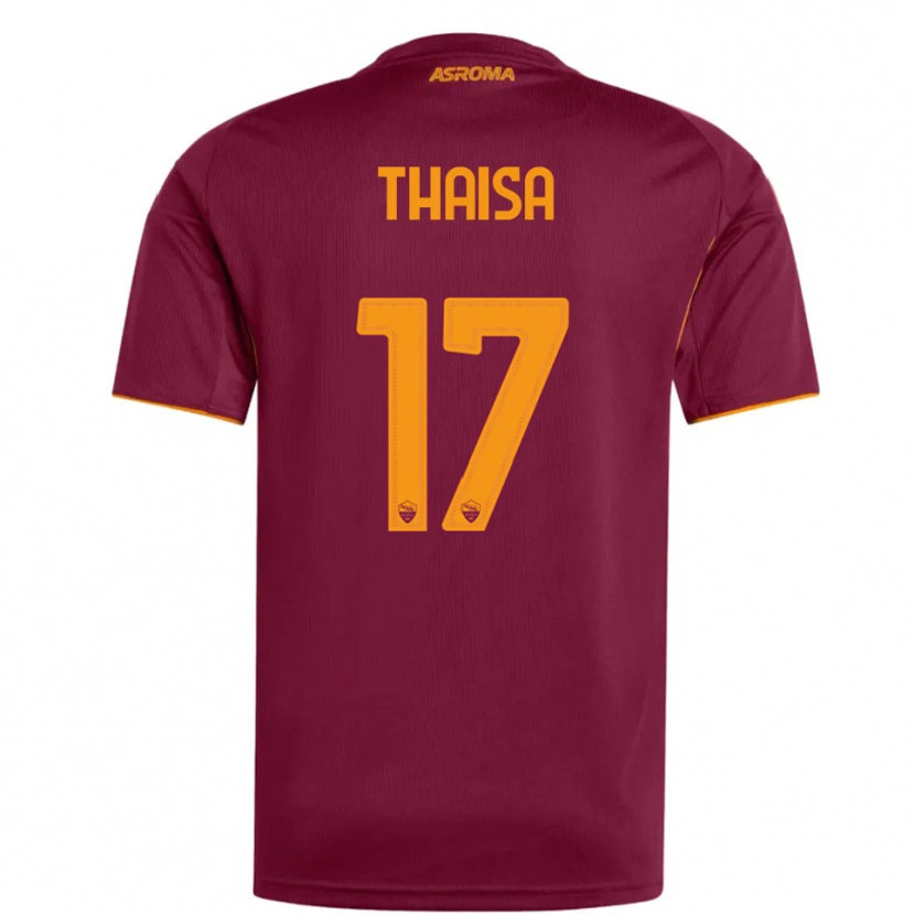 Danxen Dámské Thaisa #17 Burgundská Oranžová Domů Hráčské Dresy 2025/26 Dres