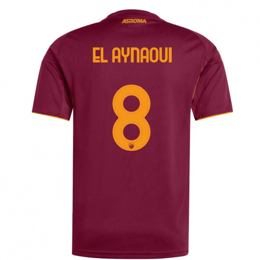 Danxen Dámské Neil El Aynaoui #8 Burgundská Oranžová Domů Hráčské Dresy 2025/26 Dres