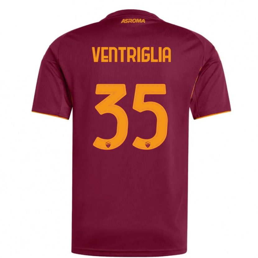 Danxen Dámské Rosanna Ventriglia #35 Burgundská Oranžová Domů Hráčské Dresy 2025/26 Dres