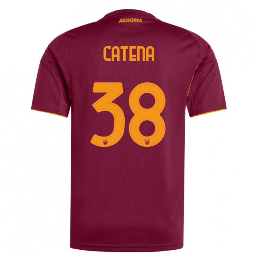 Danxen Dámské Giada Catena #38 Burgundská Oranžová Domů Hráčské Dresy 2025/26 Dres