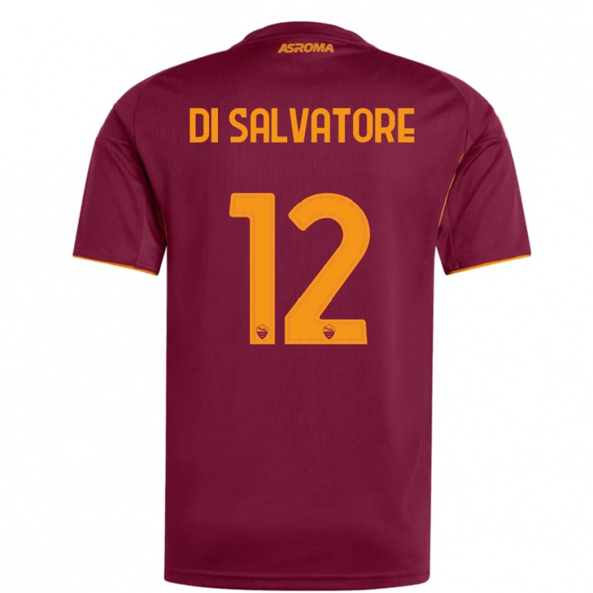 Danxen Dámské Diego Di Salvatore #12 Burgundská Oranžová Domů Hráčské Dresy 2025/26 Dres