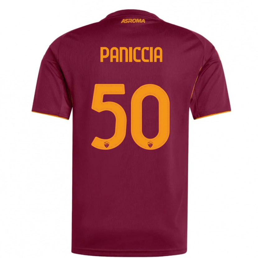 Danxen Dámské Martina Paniccia #50 Burgundská Oranžová Domů Hráčské Dresy 2025/26 Dres