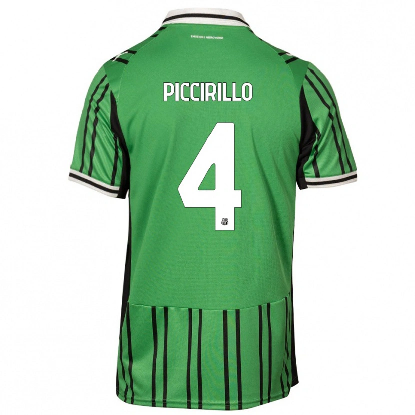 Danxen Dámské Michele Piccirillo #4 Zelená Černá Domů Hráčské Dresy 2025/26 Dres