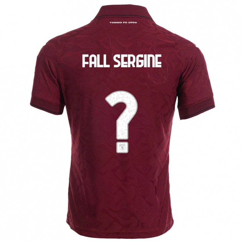 Danxen Dámské Fallou Fall Sergine #0 Burgundská Bílá Domů Hráčské Dresy 2025/26 Dres